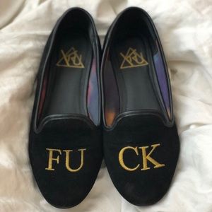 “FUCK” loafers